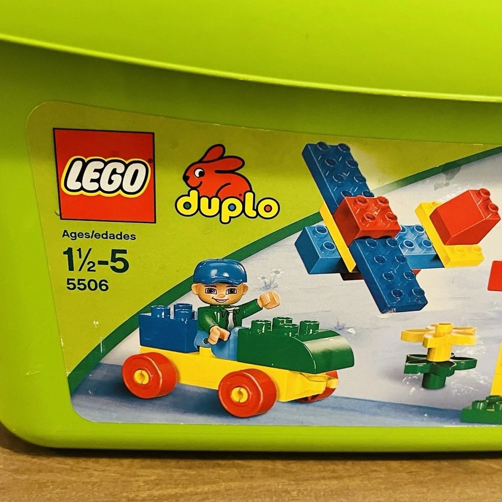 Lego Duplo Mixed Lot 100 Pieces - Lego Man - Window - Flowers‎ - in large Tub